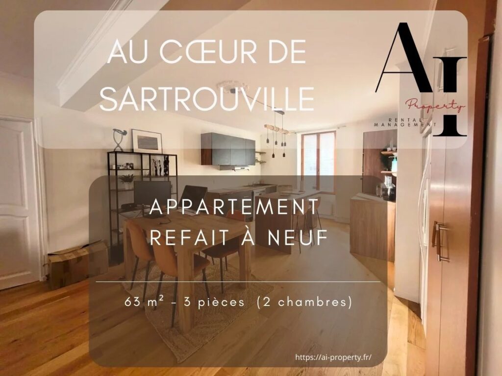 Location Appartement de 63.38m²  à Sartrouville