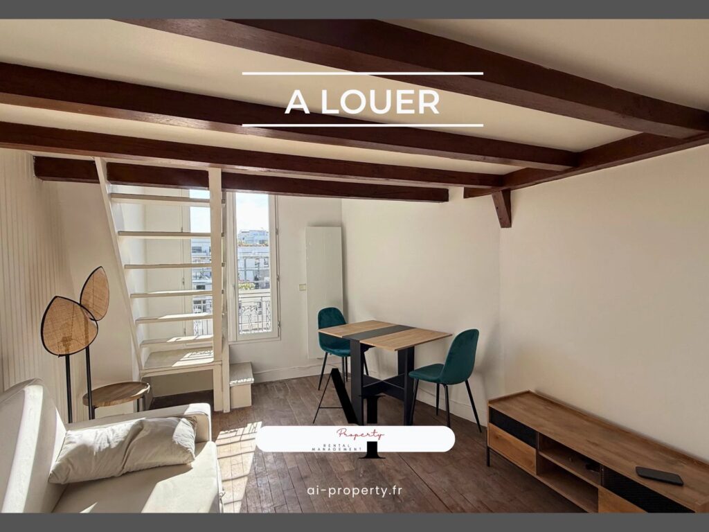 Location Appartement de 26.36m²  à Levallois-Perret